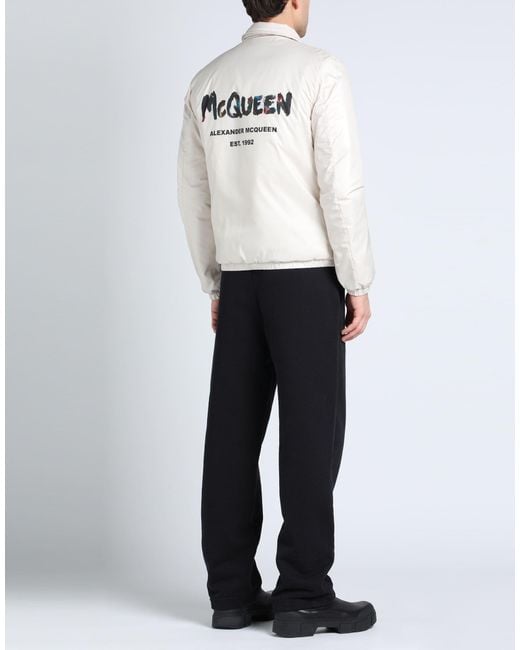 McQueen Natural Jacket Polyester for men