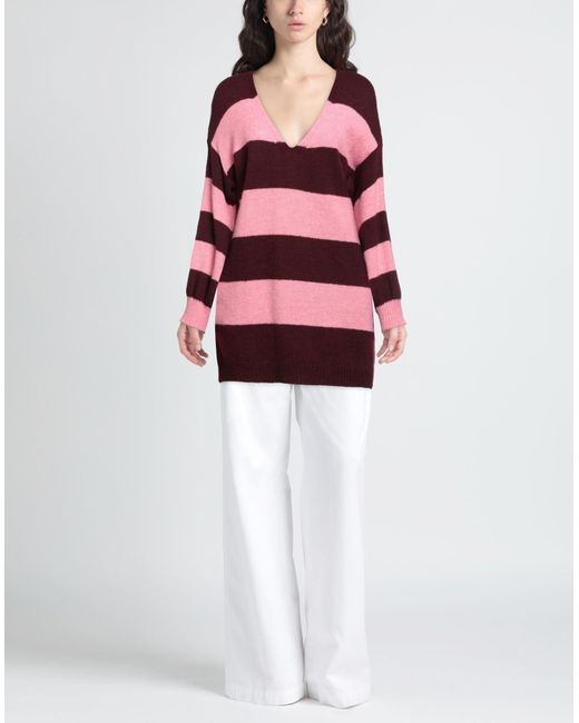 Tsd12 Pink Sweater Acrylic, Polyamide, Wool, Viscose