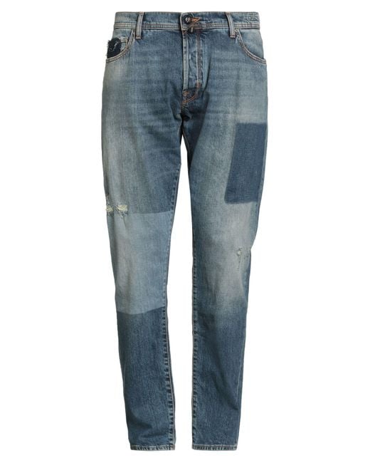 Jacob Cohen Blue Jeans Cotton, Elastane for men