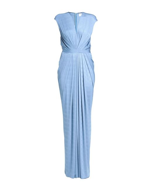 ATELIER LEGORA Blue Maxi Dress