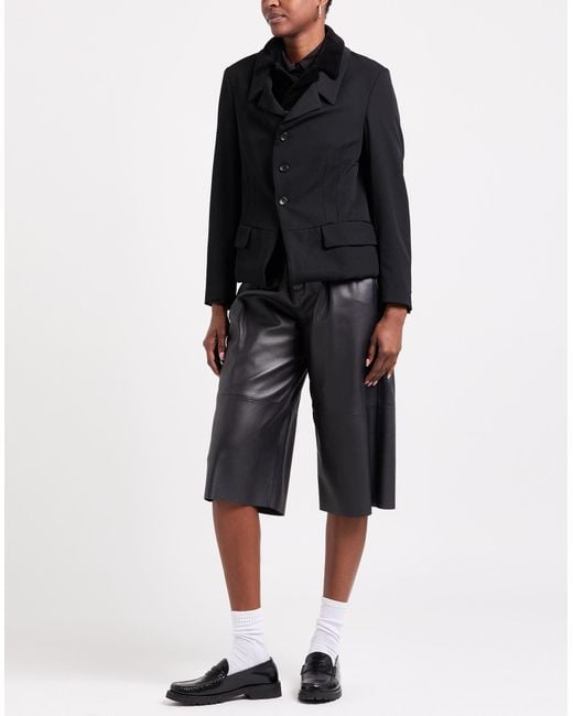 Comme des Garçons Black Blazer Wool, Cotton