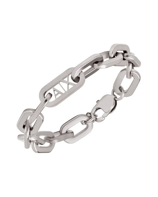 Armani Exchange Metallic Bracelet for men