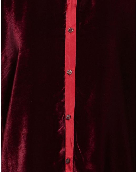 Whyci Red Shirt Wool, Nylon, Polyester