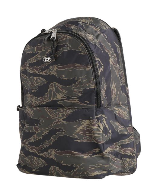 DIESEL Gray Backpacks for men