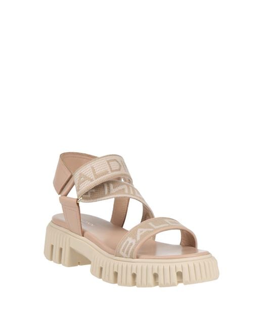 Baldinini Natural Sandals Textile Fibers