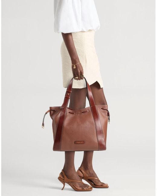 The Bridge Brown Handbag Leather