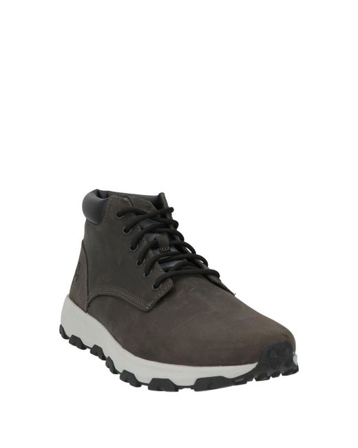 Timberland Black Ankle Boots for men