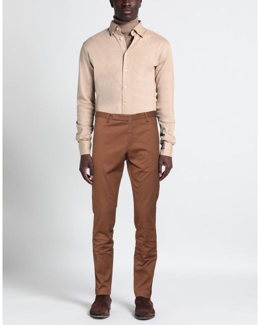 Entre Amis Brown Pants for men