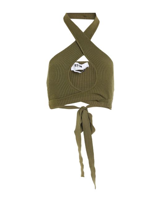 Top di MSGM in Green
