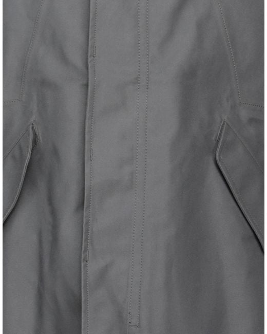 Spiewak Gray Overcoat & Trench Coat for men