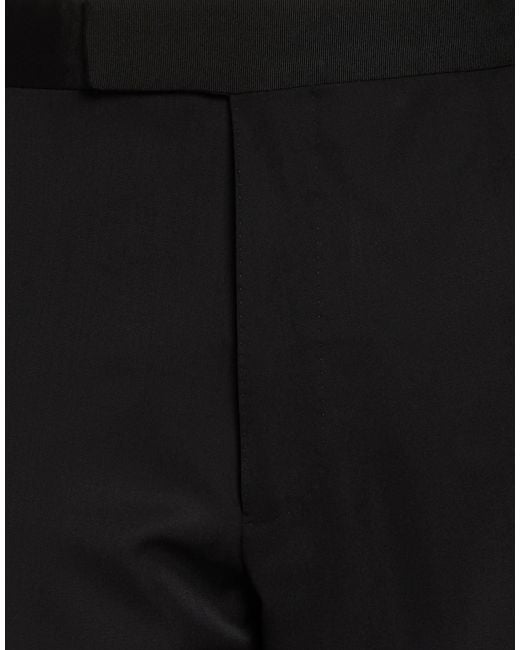 Dunhill Black Pants Wool for men