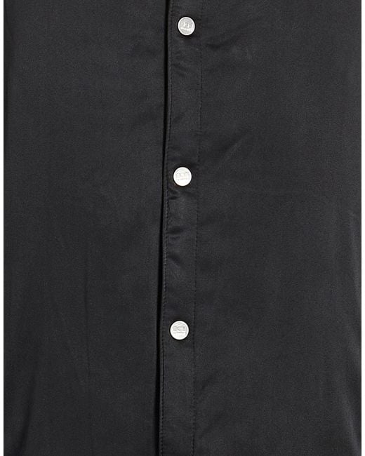 NAHMIAS Black Jacket Silk, Elastane for men