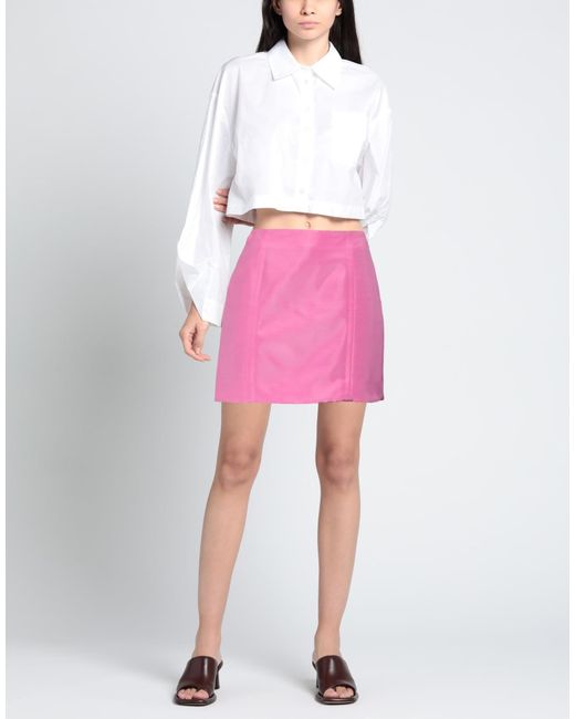 MVP WARDROBE Pink Mini Skirt