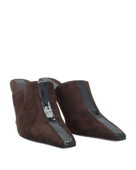 Ferragamo Brown Mules & Clogs