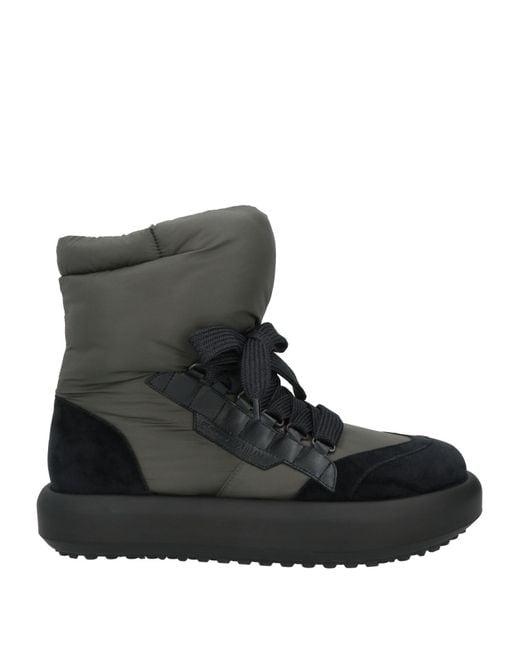 Emporio Armani Black Ankle Boots for men