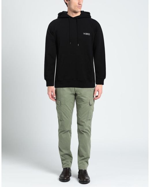 14 Bros Black Sweatshirt for men