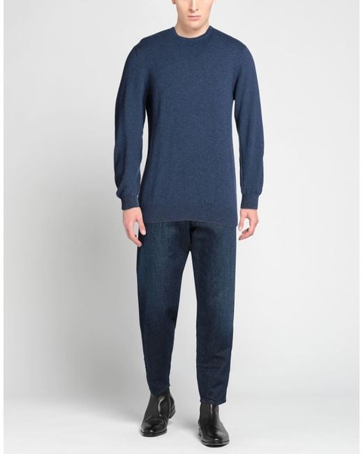 Piacenza Cashmere Blue Jumper for men
