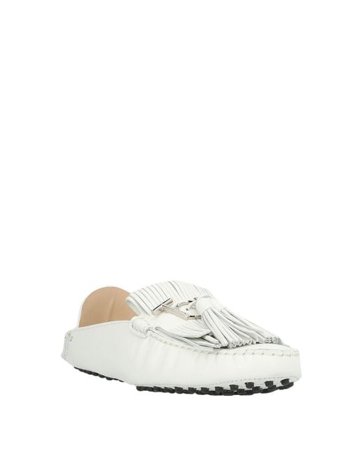 Tod's White Loafer