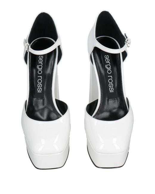 Sergio Rossi White Pumps