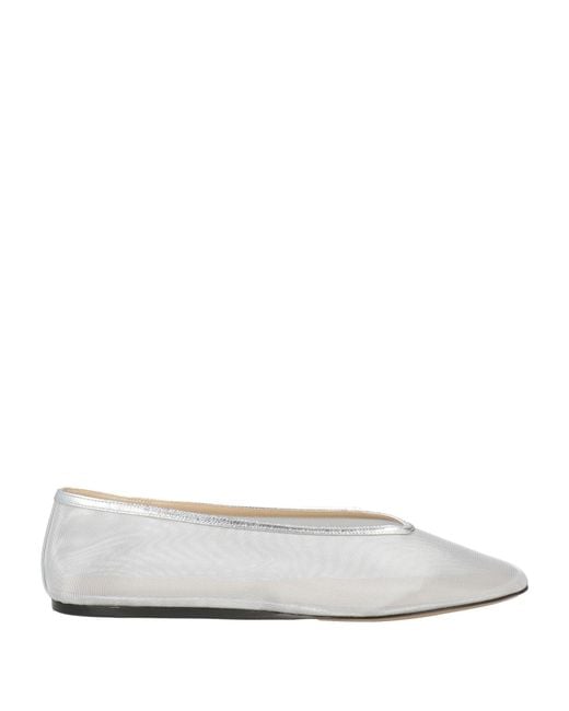 Le Monde Beryl White Ballet Flats