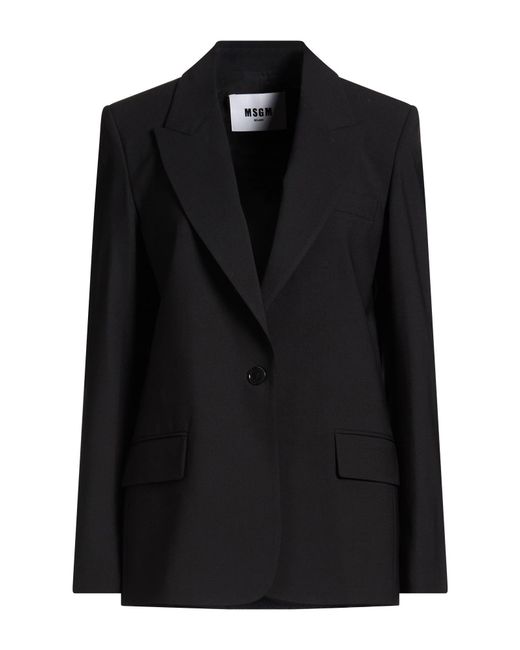 MSGM Black Blazers