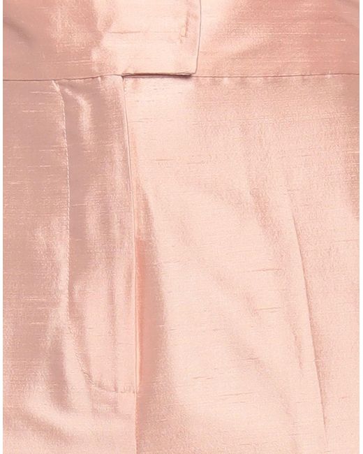 Max Mara Pink Pants Silk