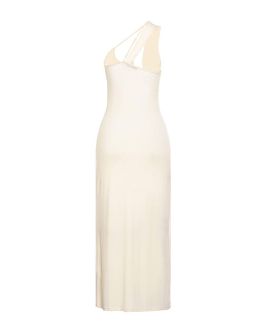 NA-KD White Long Dress
