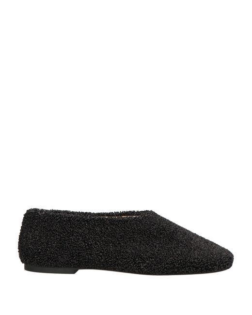 Proenza Schouler Black Ballet Flats Textile Fibers