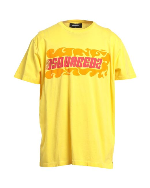 DSquared² Yellow T-shirt for men