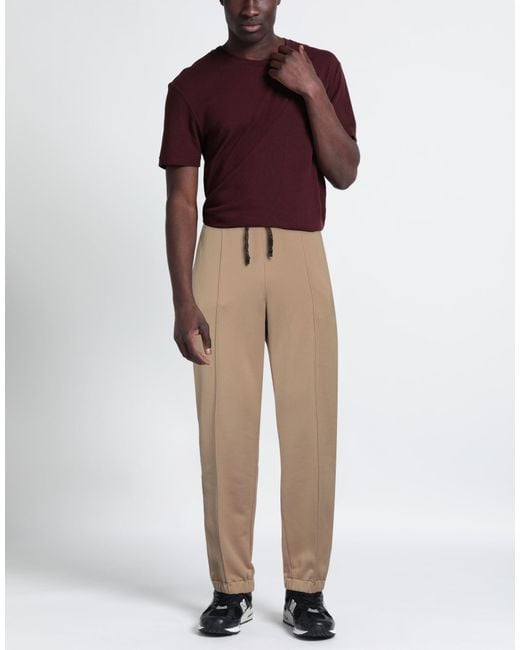 Pence Natural Relaxed-Fit French Terry Drawstring Pants for men