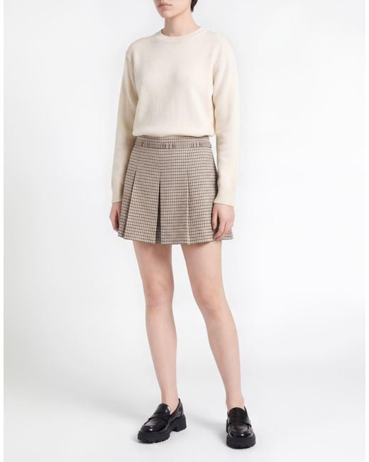 Twinset Natural Mini Skirts