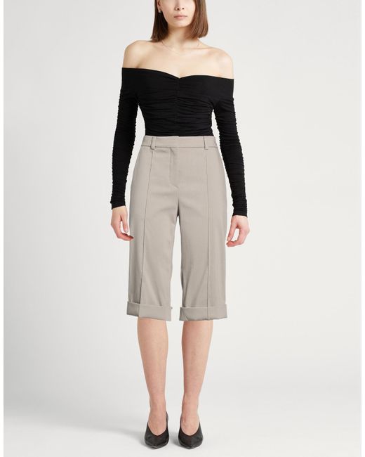 Agnona Gray Shorts & Bermuda Shorts