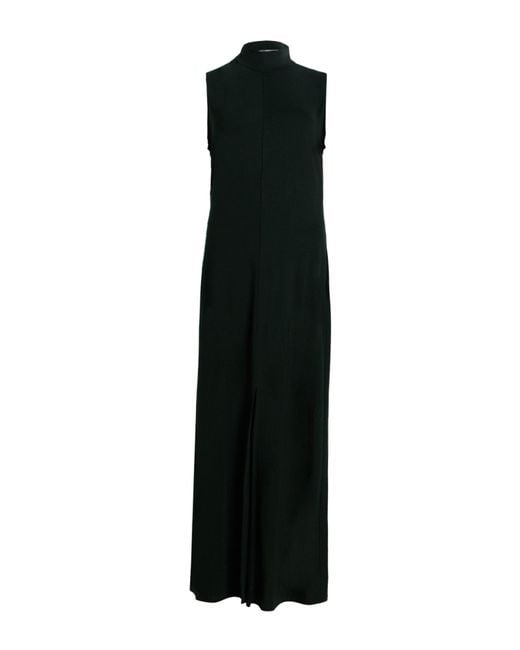 Reformation Black Dark Maxi Dress Lyocell, Elastane