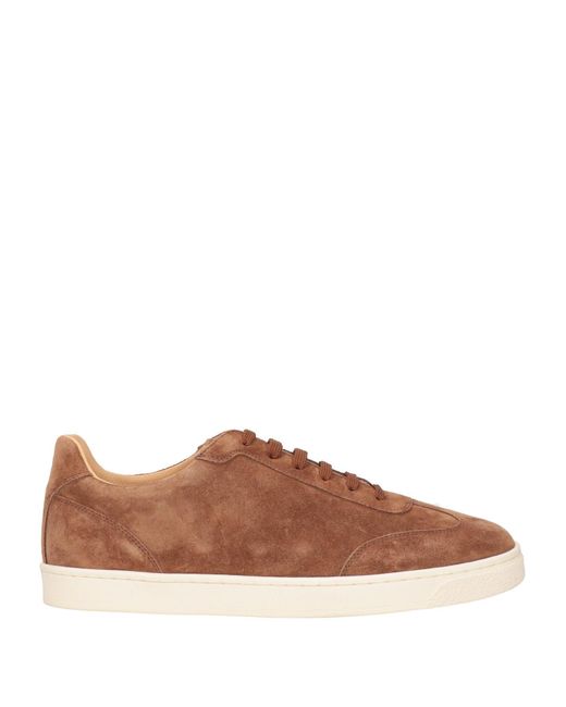 Brunello Cucinelli Brown Sneakers Leather for men