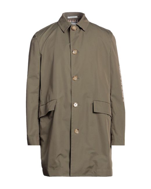 Aquascutum Gray Overcoat & Trench Coat for men