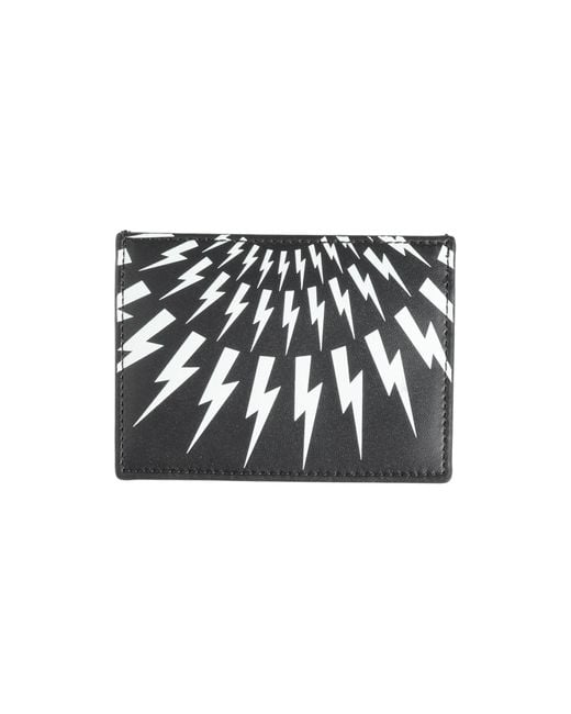 Neil Barrett Black Cardholder Leather for men