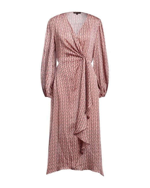 Maje Pink Midi Dress
