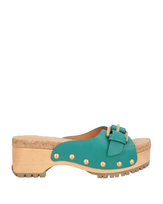 See By Chloé Green Mules & Clogs