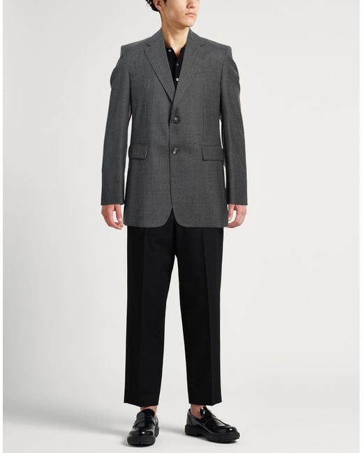AMI Black Blazer Virgin Wool for men