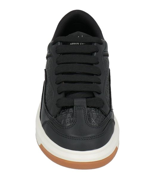 ARMANI EXCHANGE Black Trainers for men