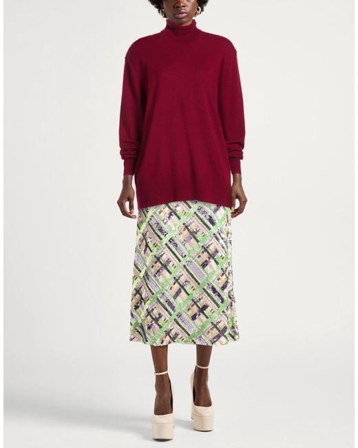 Alpha Studio Red Turtleneck