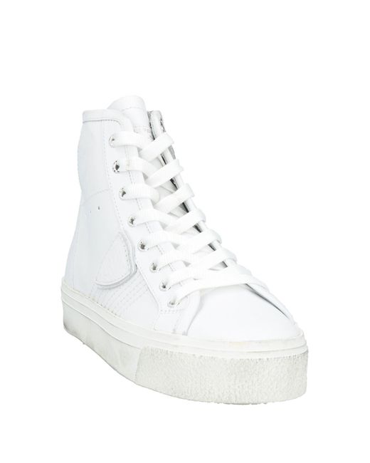 Philippe Model White Paris Haute Sneakers Calfskin