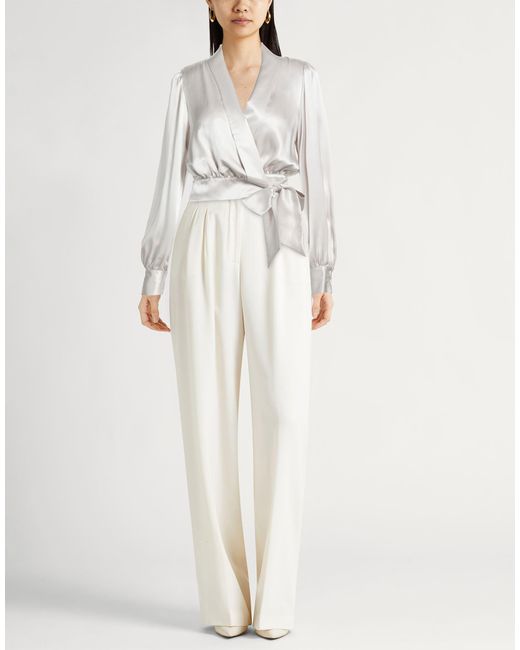 Eleventy White Top Silk