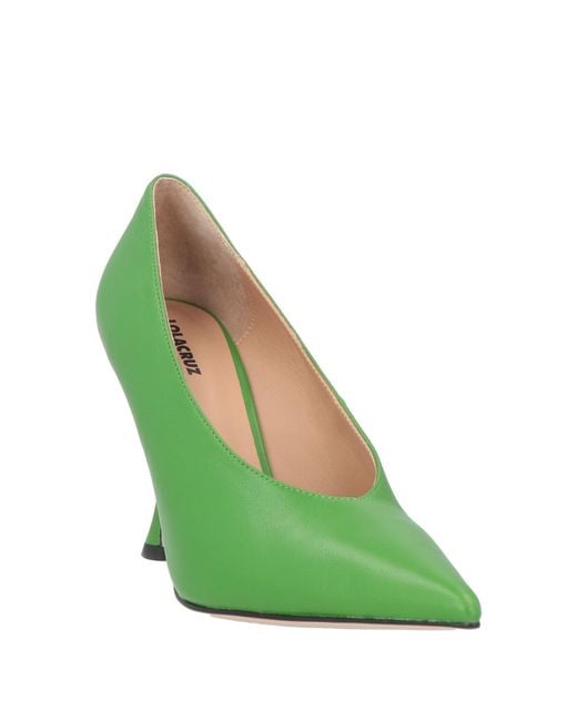 Lola Cruz Green Pumps