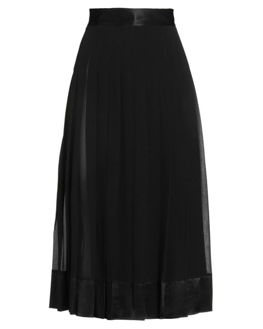 Dolce & Gabbana Black Midi Skirt