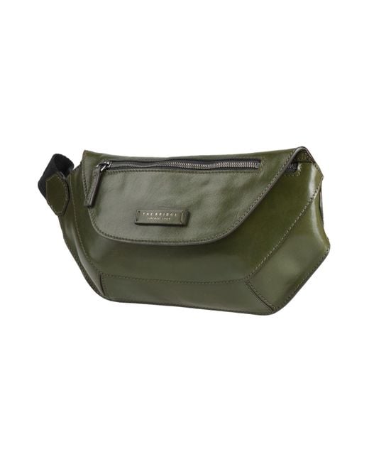 The Bridge Green Belt Bag for men