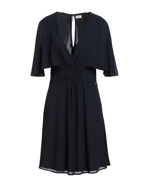 Rebel Queen Blue Mini Dress Polyester