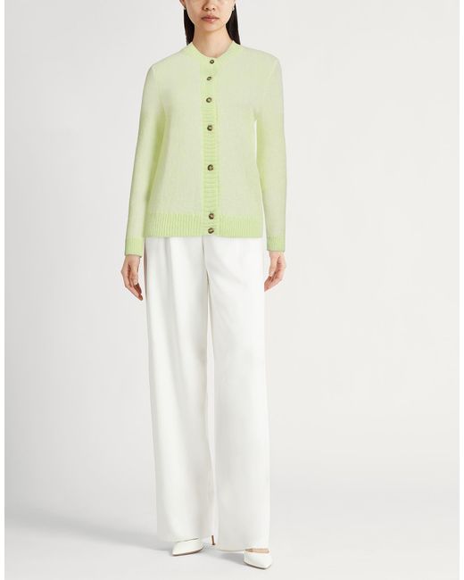 Peserico Green Easy Lime Cardigan Alpaca Wool, Nylon, Virgin Wool
