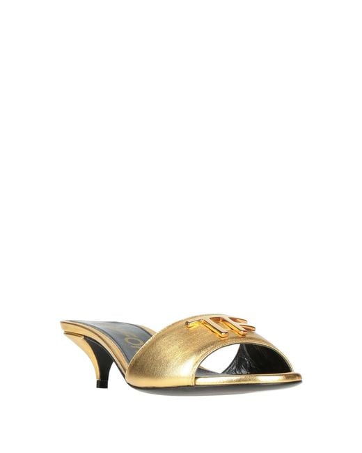Tom Ford Natural Sandals