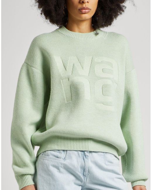 T By Alexander Wang Green Pullover